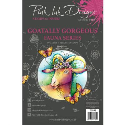 Creative Expressions Pink Ink Clear Stamps - Goatally Gorgeous